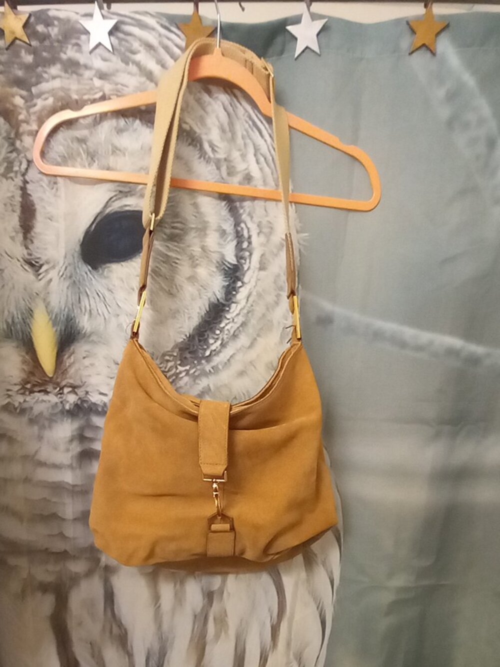 India Hicks Genuine Suede Hobo Bag